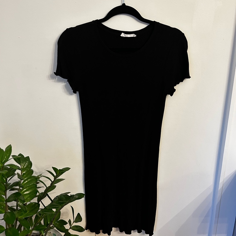 Tight little black dress